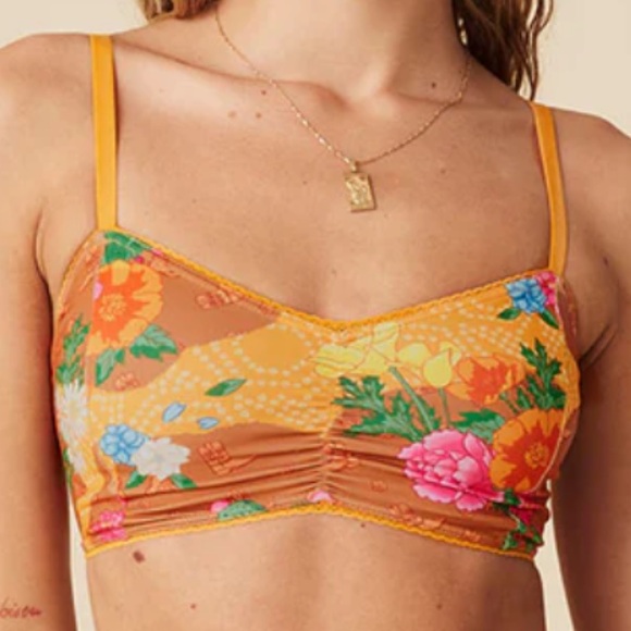 Spell & The Gypsy Collective Joshua Tree Bralette cowboy boots floral cowgirl G - Picture 11 of 11